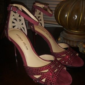 Antonio Melani- ankle strappy heels